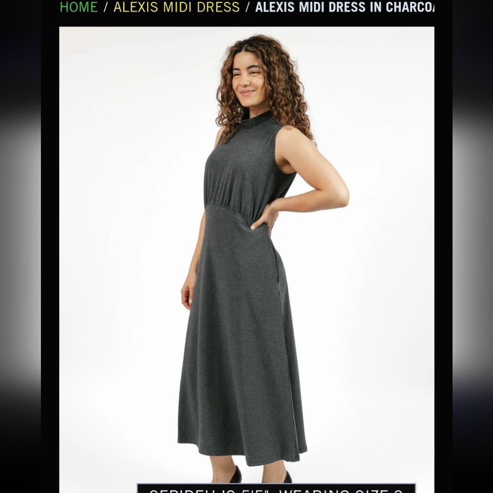 SMASH & TESS Alexis Midi Dress NWT